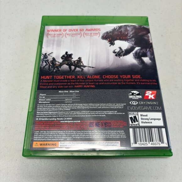 Xbox One: Evolve - Preowned - 1856 - Picture 4 of 4